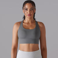 Hamidou-Sujetador de Yoga con espalda cruzada para mujer, ropa interior deportiva absorbente de golpes, correas de hombro cruzadas, Top corto de Fitness, deportes a prueba de golpes - details 55