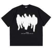Camiseta de algodón para hombre, estampado de verano de gran tamaño, gráfico YCOA Har - details 2