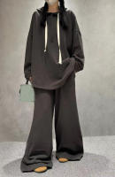 Moda femenina Casual tres, suéter de manga larga de estilo literario, pantalones de pierna ancha y nicho, otoño, nuevo - details 6