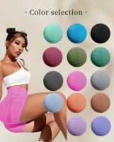 Pantalones cortos deportivos de cintura alta para mujer, pantalones cortos deportivos para levantamiento de cadera que absorben el sudor, pantalones cortos deportivos de secado rápido para correr y Yoga, ropa deportiva para mujer - details 2