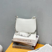 Bolso pequeño para mujer, moda Retro, Color sólido, cuero PU, hombro, axila, informal, Hobos, bolso de día - details 1