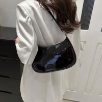 Bolso de hombro informal de nuevo diseño para mujer, bolso de cuero de lujo de Color sólido para axila, bolso pequeño suave y dulce para mujer - details 1