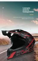 Casco de moto hombre mujer MX Carreras de Locomotora aire libre mtb - details 5