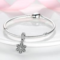Encanto de Pulsera Fit 3mm 925 Original Plata de Ley S925 con Zirconia Azul Pavé Joyería DIY para Mujeres Material Principal de Metal Estilo de Encanto - details 17