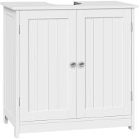 Mueble Baño Moderno de Madera Lavabo Bajo con Armario y Sifón Estante Ajustable con 2 Puertas - details 0
