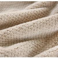 Toalla de playa de veeta de coral engrosada de alta densidad con rejilla de piña, toalla de baño suave y absorbente que no se pierde color piel - details 1