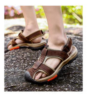 Novedad de verano para hombre, sandalias huecas transpirables, deportes al aire libre y ocio, zapatos de playa grandes antideslizantes - details 18