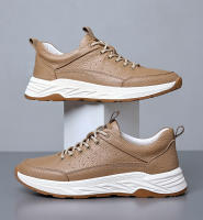 Zapatos de cuero de piel de vaca de primera capa, deportivos, casuales para hombres, moda - details 24