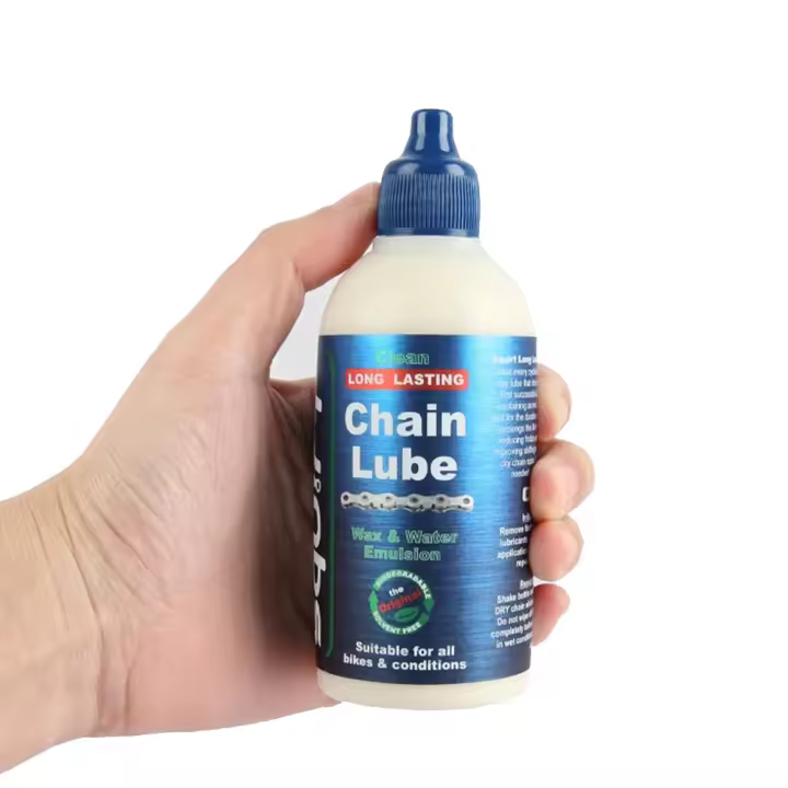 Lubricante para cadena de bicicleta aceite ceroso para cadena de bicicleta de montaña 120ML cadena seca cerosa para bicicleta de montaña mantenimiento de aceite horquilla volante accesorios para bicicleta - 1