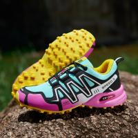 Zapatos de senderismo antideslizantes transpirables para mujer, zapatos deportivos de malla para senderismo, equitación a campo traviesa, nuevos - details 5