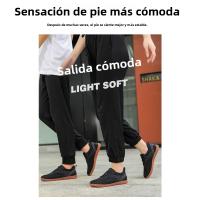 Nueva Amplia Última Zapatos Cómodos Zapatos Para Caminar Amplia Cabeza Transpirable Suela Blanda Pareja Flyknit Deportes Zapatos De Conducción - details 5