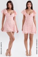 Vestido femenino elegante con cuello en V, pequeño, fresco, estilo de niña, vitalidad dulce, romántico, verano 2025 - details 3