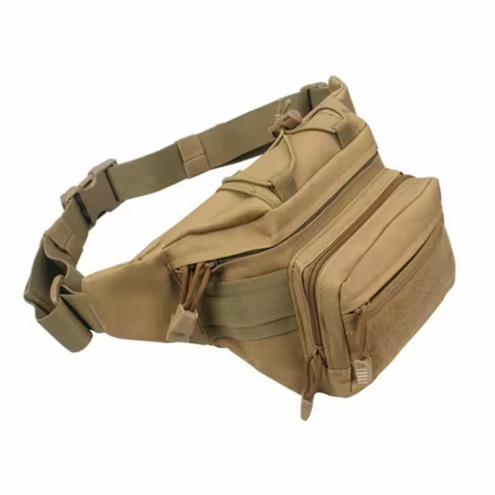 Riñonera Táctica Impermeable Multifunción Bolsa de Cintura para Senderismo, Camping y Caza - 1