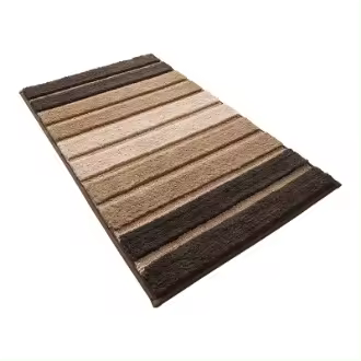Alfombra de baño súper absorbente, lavable, antideslizante, de fibra finísima, espuma gruesa, alfombrilla de goma para uso doméstico y hotelero. - 1