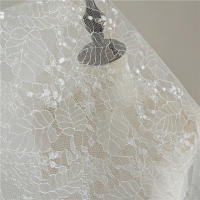 WM Tela de Diseñador DIY Merman Lchthyme con Escala de Lentejuelas Suave y Brillante Material de Gaza Transparente para Bordado - details 3