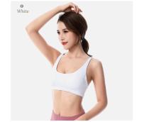 Sujetador deportivo para mujer, Push Up, sin aros, acolchado, entrecruzado, con tiras, para correr, entrenamiento de gimnasia, entrenamiento, ropa interior de Yoga, Tops cortos - details 18