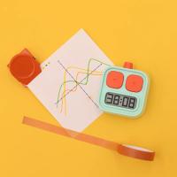 Cocina con temporizador y cuenta regresiva para niños Reloj despertador para estudio, accesorios creativos para hornear, Gadgets, Robot lindo - details 5