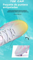 Zapatillas de fútbol antideslizantes y resistentes al desgaste tanto para hombres como para mujeres. - details 13
