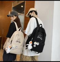 Mochilas de escuela secundaria para niñas adolescentes, color sólido, moda simple, mochila escolar ligera para estudiantes, bolsa universitaria - details 16