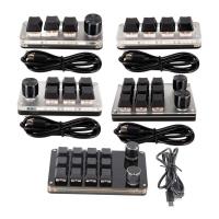 Red Switch ro Keyboard Plug and Play Customized Knobs USB  Keypad Desktop PC Windows vista ux For OS X - details 0