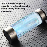 Botella generadora de agua de hidrógeno, hervidor de agua de 360ML, mejora la calidad del sueño para la casa - details 7