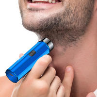 Mini Afeitadora eléctrica con carga USB, afeitadora práctica para Barba, multifuncional para recortadora amante, marido, novio - details 6