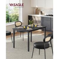 Mesa de Comedor-Cocina 70 x 110 x 77cm Diseño de Mezcla Gris-Negro Ideal para 4 Personas - details 7