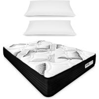 Colchón Híbrido Viscoelástico Eco Box Núcleo de Almohadillas Ensacadas, ComodidadÓptima, Firmeza Intermedia, Antiácaros Antibacteriano, Hipoalergénico 90 x 190 - details 7