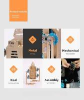67 Uds DIY Pacers Robot Metal ensamblado modelo teléfono móvil Control remoto montaje juguetes para adultos regalos - details 5