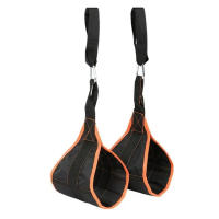 1 par de correas abdominales colgantes para Fitness, barra de tracción, bandas de asistencia para músculos abdominales, correas para levantar piernas y rodillas, cinturón de entrenamiento - details 5