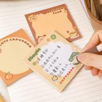 Juego de papelería de capibara de dibujos animados, juego de papelería escolar Kawaii con temática de capibara, muñeco de peluche, Kit de regalo de herramientas para estudiantes de gran capacidad - details 2