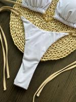 Conjunto de Bikini Halter de Color Sólido RUOTONSEPT Traje de Baño de Estilo Brasileño para Mujeres - details 37