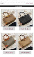 Bolso de mano de gran capacidad, nuevo bolso de moda, bolso de hombro informal de Color sólido para mujer Simple - details 1