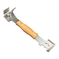 Cuchillo multifuncional con mango de madera para raspar miel, herramienta de colmena de apicultura, suministros de apicultura, 1 unidad - details 2