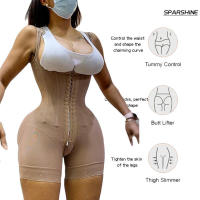 Body de Alta Compresión para Mujer, Faja con Cierre de Ojos, Control de Barriga, Recortador de Muslos, Body Shaper, Original Colombiano - details 6