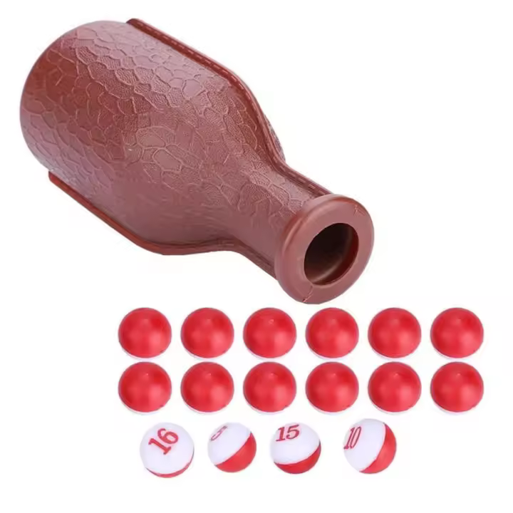 Accesorios de billar 16 billar numerado Kelly Pool Brown Tally guisantes billar Kelly Box billar batido botella salón de billar - 1