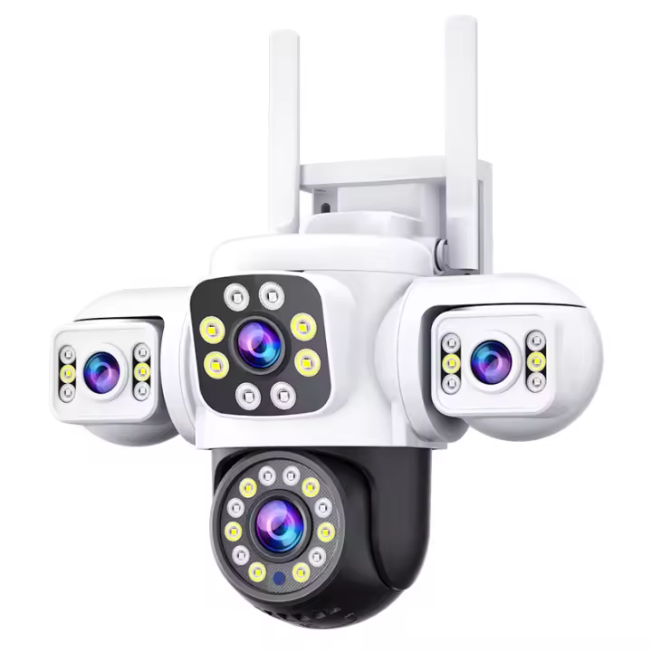 ANSVICAM Cámara de Seguridad IP 6K 12MP Vigilancia WiFi al Aire Libre Pantalla Triple - 1