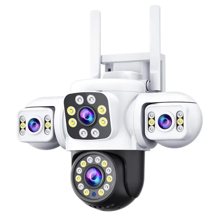 ANSVICAM Cámara de Seguridad IP 6K 12MP Vigilancia WiFi al Aire Libre Pantalla Triple - 1