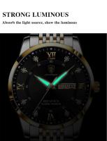 Reloj de Pulsera de Cuarzo de Marca Superior Automático Cierre Oculto de Botón Prensible - details 7