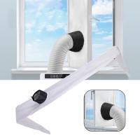 Paño de sellado de aire acondicionado ajustable a prueba de viento, sellado de ventana impermeable extraíble, Flexible, portátil, mantiene el aire fresco - details 2