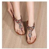 Sandalia de Cuña Mujer 2025 con Cristales Transpirables - Diseño Boho Chic Elegante, Zapatos de Verano Cómodos para Playa, Fiesta y Diario, Moda Primavera-Verano - details 15
