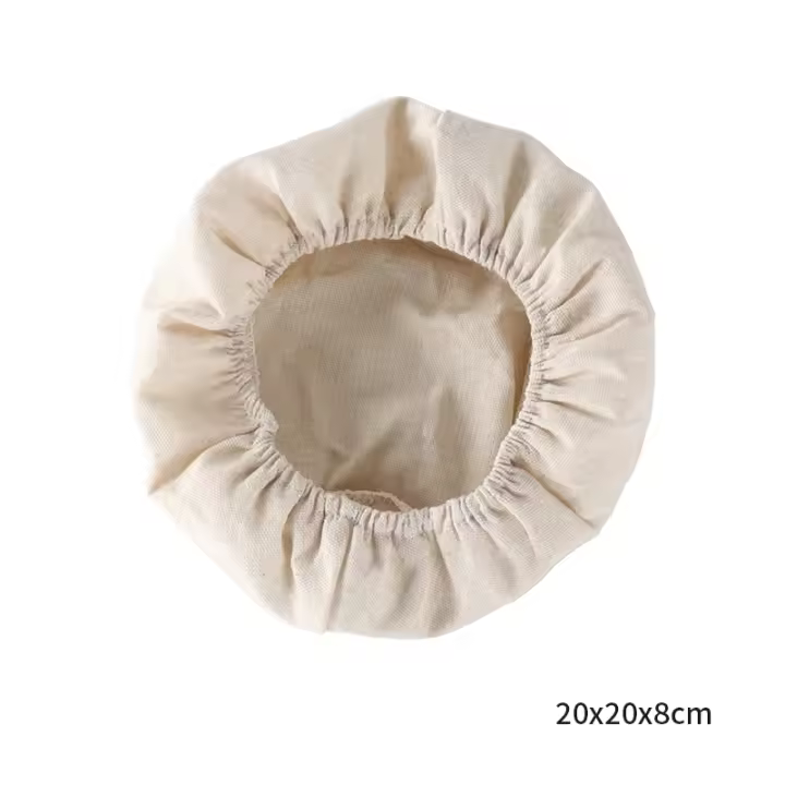 Walfos Cestas de fermentación de masa de ratán natural Cesta de prueba de pan de mimbre Baguette de campo Banneton de masa de pan francés - 1