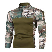 Camisa de combate táctico para hombre, uniforme militar, Sudadera con capucha de camuflaje, ropa del ejército, sudadera de manga larga para correr - details 6