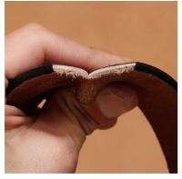 Cinturón de Cuero BUNO para Hombres Estilo Automático, Hebilla sin Buckle, Adecuado para Jeans, Marca Auténtica - details 7