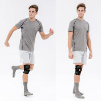 Rodillera deportiva de piezas, soporte abierto para rótula, envoltura protectora para artritis, ACL, correr, baloncesto, desgarro de menisco, atlético, 1 unidad - details 8