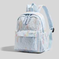 Mochila de viaje de gran capacidad de estilo coreano, mochila informal de moda con cremallera, mochilas escolares ligeras y bonitas para estudiantes para mujer - details 11