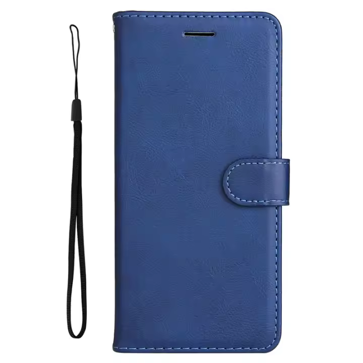 Funda clásica con ranura para tarjeta para OPPO Realme, carcasa de cuero Simple para teléfono, 8, 9i, 9, 10 Pro Plus, C35, C33, C31, C30, V23, V20, 5G, D06E - 1