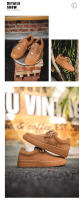 La primera capa de cuero nuevos zapatos de herramientas versátiles zapatos escolares retro de caña baja - details 7