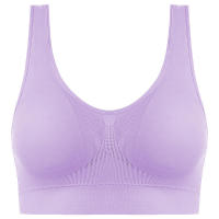 Sujetador deportivo de color sólido para mujer, top de fiesta, gimnasio, yoga, entrenamiento atlético, suave, acolchado - details 33