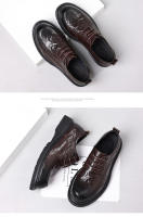 Nuevos zapatos casuales de piel de oveja de primera capa, zapatos de hombre de cuero para negocios - details 16